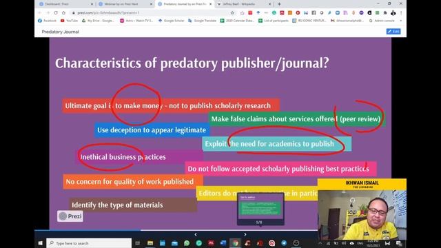 Part 1: Apa itu Predatory Journals ? смотреть онлайн