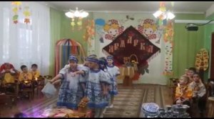 "Сказочная Гжель", танец девочек в детском саду