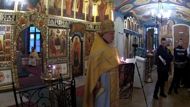 Проповедь о. Всеволода 02.12.2018 смотреть онлайн