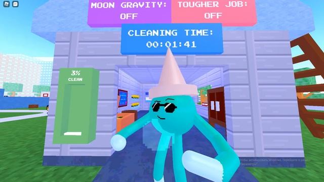 Все персонажи в Cleaning Simulator часть 6 | Roblox смотреть онлайн
