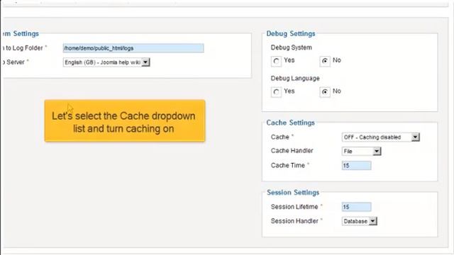 How to enable caching for Joomla 2.5 смотреть онлайн