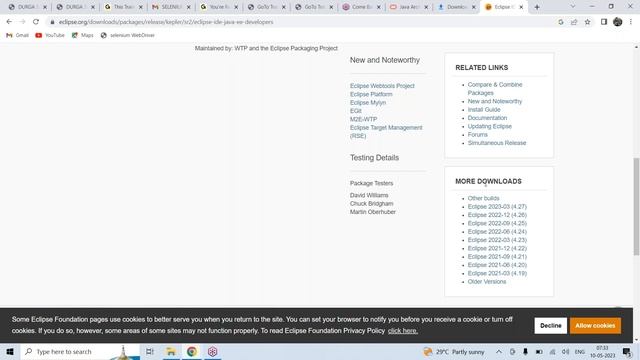 SELENIUM with JAVA tutorials || Demo - 2 || by Mr. Ravi Kanth Lella On 10-05-2023 @7AM IST смотреть онлайн