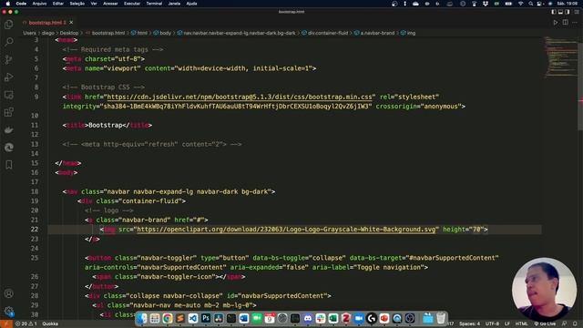 Bootstrap 5 - Aula #16 | Criando barras de ferramentas e menus no Bootstrap смотреть онлайн