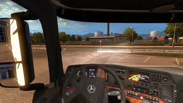 Mercedes Actros MP4 | Euro Truck Simulator 2 смотреть онлайн