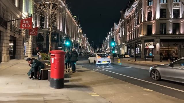 London City Tour, Exploring Central London Streets after Sunest. London Walking Tour смотреть онлайн