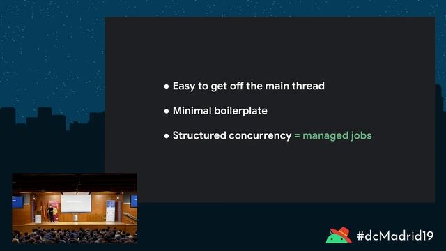 #dcMadrid19 | Android Architecture with LiveData, coroutines and Flow by José Alcérreca. смотреть онлайн