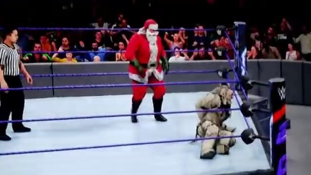 Wwe2k19. santa vs krampus смотреть онлайн