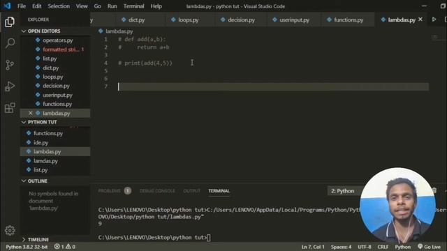 Lambda function in python смотреть онлайн