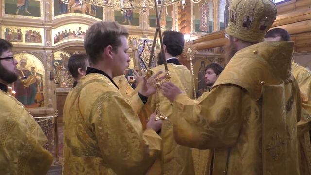 Архиерейское богослужение 19 09 2021