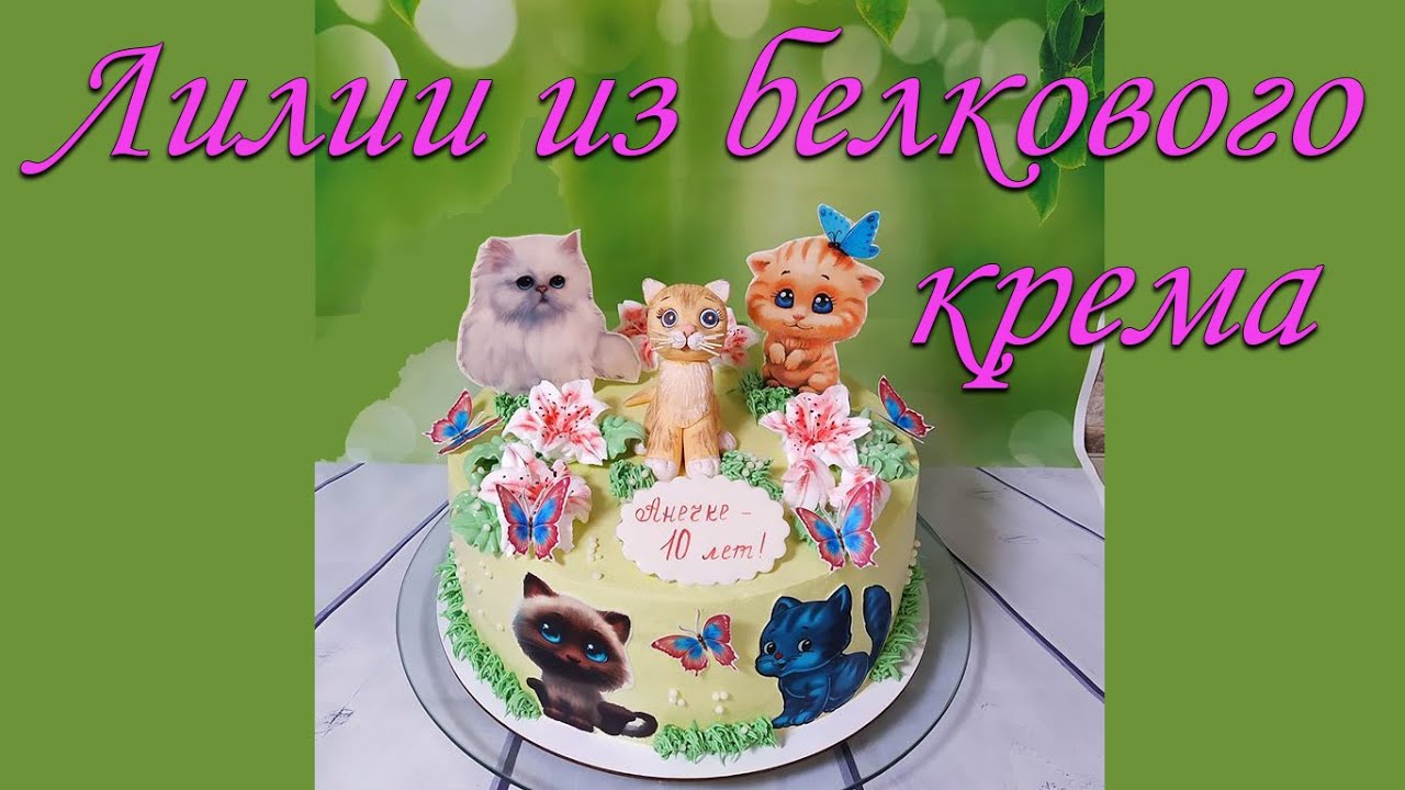 КОТИКИ НА ТОРТЕ.