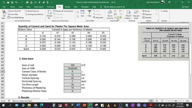 How to Create a Spreadsheet Estimating Template for CHB Masonry Walls смотреть онлайн