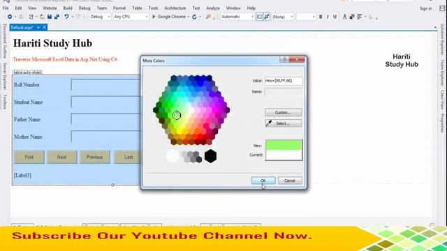 Best Way to Traverse Data from MS Excel File in Asp.Net C# | Hindi | Free Online Learning Classes смотреть онлайн