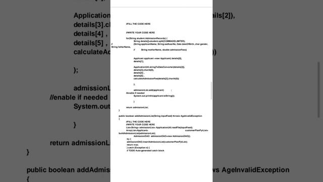 Admission Portal ICT JAVA смотреть онлайн