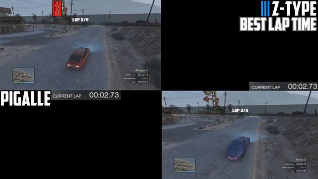 GTA 5 - Lampadati Pigalle Vs Z-Type | #61 (GTA V) смотреть онлайн