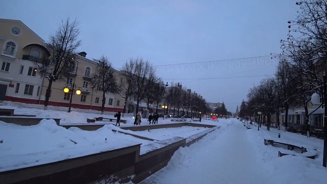 Йошкар-Ола январь 2022.Прогулка по городу.День 2. смотреть онлайн
