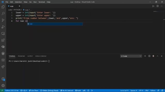 Python Program to Print all Prime Numbers in an Interval || Python Programming || Python tutorial смотреть онлайн