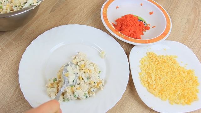 Салат с курицей и ананасами смотреть онлайн