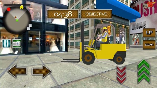 Shopping Mall Cargo Truck Supermarket Transport - Forklift Parking Game | Android Gameplay смотреть онлайн