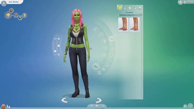 Создание персонажей в The Sims 4 - Эцио и Гамора смотреть онлайн