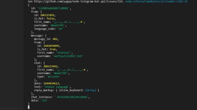 Telegram|Bots|13-استقبال داتا من الازرار وشرح ال callback data смотреть онлайн