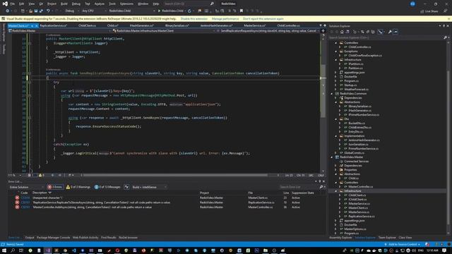 IMPLEMENTING CUSTOM REDIS, C#, pt. 4: REPLICATION IMPLEMENTATION смотреть онлайн