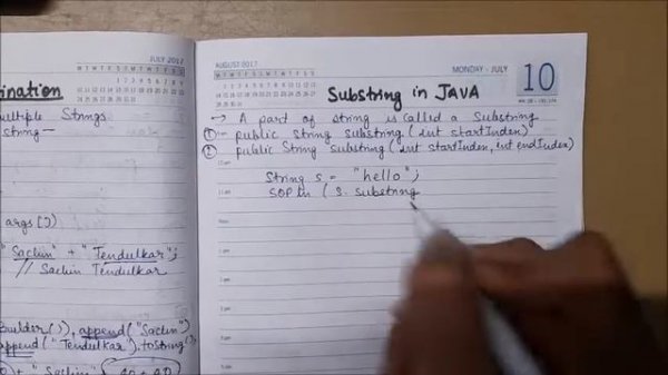 Substring in Java