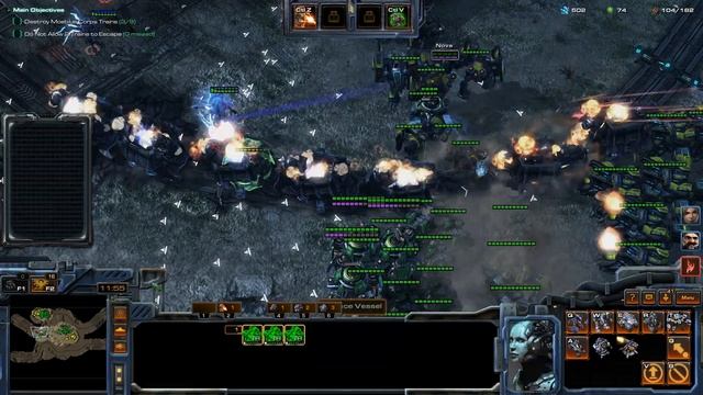 StarCraft 2 Co-Op Cyclones Power Swann P1 lvl 1000 смотреть онлайн