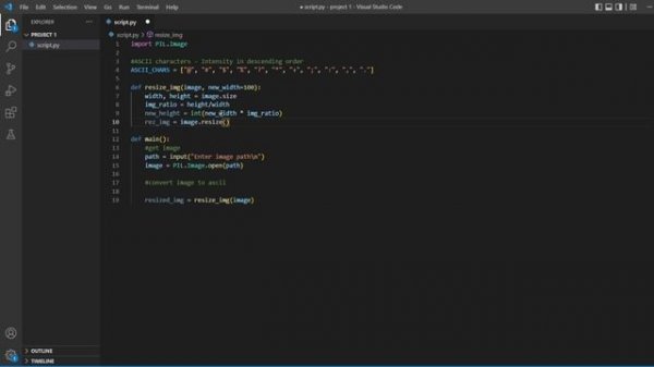 Convert Images into ASCII art  - Python tutorial