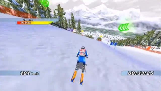 Ski Racing 2005 ... (PS2) Gameplay смотреть онлайн