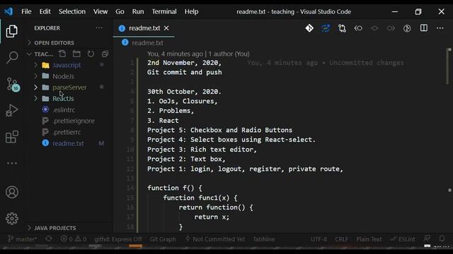 2020 11 02 ReactJs Git, Closure Add Problem смотреть онлайн