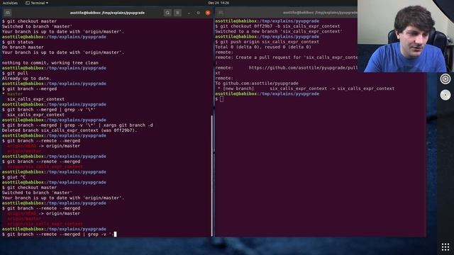git: cleaning up merged branches (beginner - intermediate) anthony explains #193 смотреть онлайн
