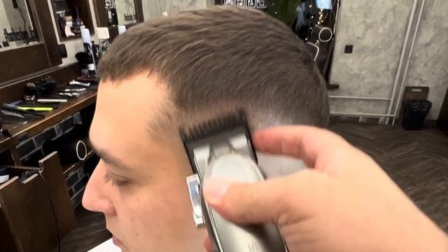 Fade , стрижка Цезарь, мужская стрижка/ man’s haircut, переход с нуля смотреть онлайн