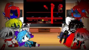 РЕАКЦИЯ UnderFell И UnderTale НА Fell! Sans 2/2