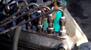 Двигатель СМД 60. тест самодельной ТНВД от ЯМ3 236