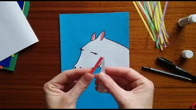 Видеозапись мастер-класса по аппликации«Единорог» смотреть онлайн