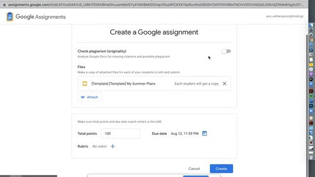 Google Assignment LTI смотреть онлайн