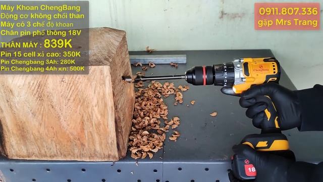 TEST KHOAN CHENGBANG 18V nội địa TQ смотреть онлайн