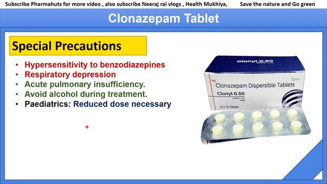 Clonazepam Tablets Ip 0.5 Mg Uses In Hindi | Clonazepam Tablets Side Effects | Sleeping Pills Uses
