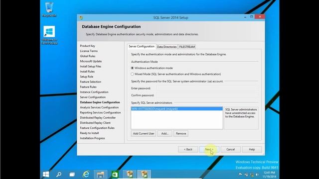 SQL Server 2014 Installation смотреть онлайн