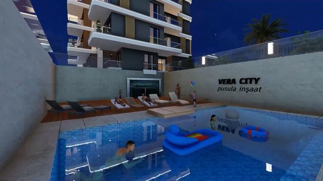 Жилой комплекс VERA CITY в Аланье, Турция смотреть онлайн