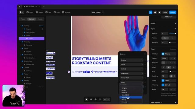 Framer Tutorial: Infinite Scroll Animation смотреть онлайн