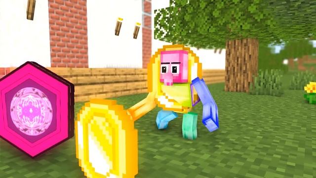 PRECIOUS RAINBOW DIAMONDS MONSTER SCHOOL Herobrine and Zombie and Skeleton in Minecraft Animation смотреть онлайн