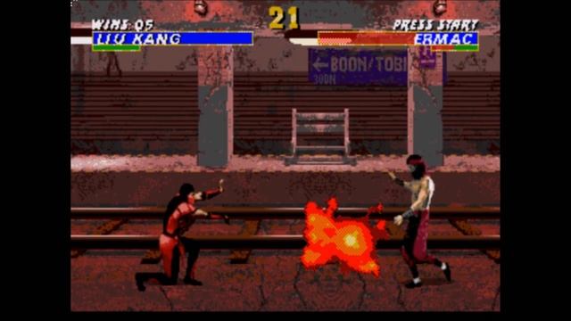 Ultimate Mortal Kombat 3 (Sega Genesis) - Liu Kang смотреть онлайн