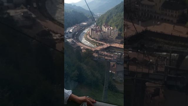 Канатная дорога. Роза хутор. Сентябрь. 2022 г. смотреть онлайн