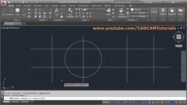 How to Use Trim Command in AutoCAD | AutoCAD Trim Command Tutorial Complete смотреть онлайн