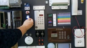 Контроллер Z-5R, запись мастер ключа, запись ключа Mifare в память контроллера.