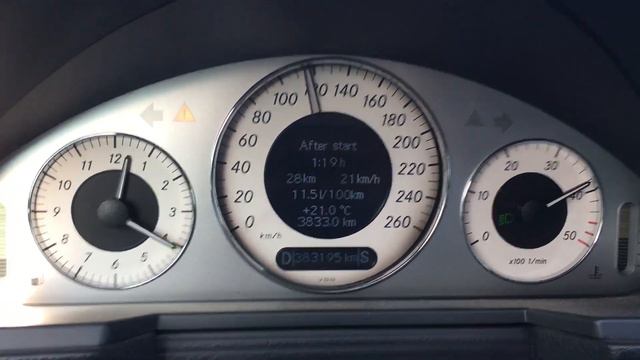 W211 Sedan OM648 344HP/800Nm Acceleration