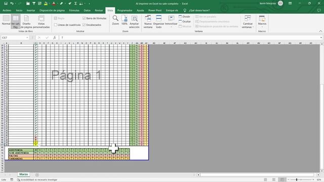 ?Al IMPRIMIR En Excel NO Sale COMPLETO(Solución)?IMPRIMIR En Excel SIN Que Se CORTE La TABLA