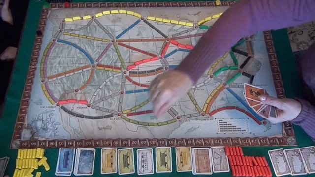 061 Ticket to Ride - играем в настольную игру board game смотреть онлайн