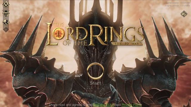 Rise to War Ambiance Log in Screen Sauron Theme 10Mins | A LOTRO Ambiance. смотреть онлайн
